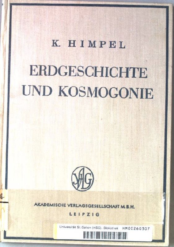 Erdgeschichte und Kosmogonie