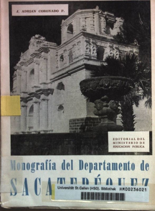Monografia del Departamento de Sacatepequez