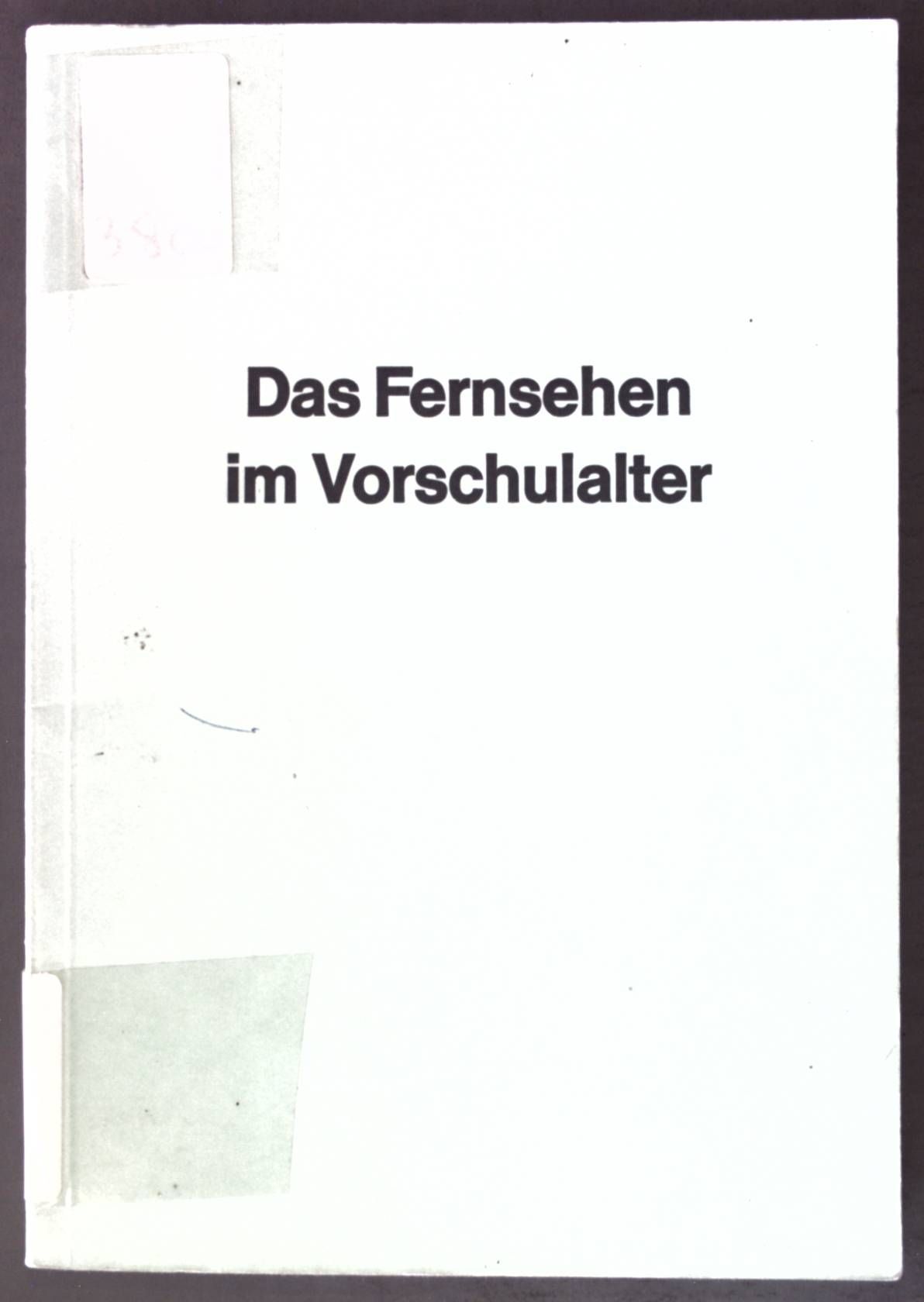 Das Fernsehen im Vorschulalter (Ergebnisbericht)