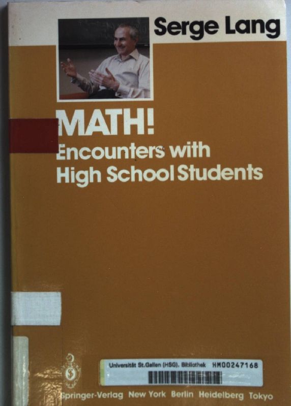 Math! : encounters with high school students