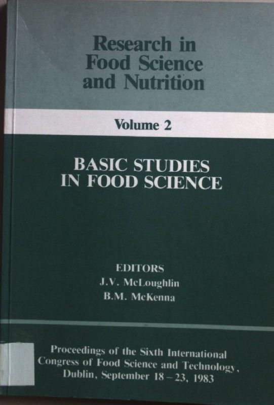 Basic Studies in Food Science