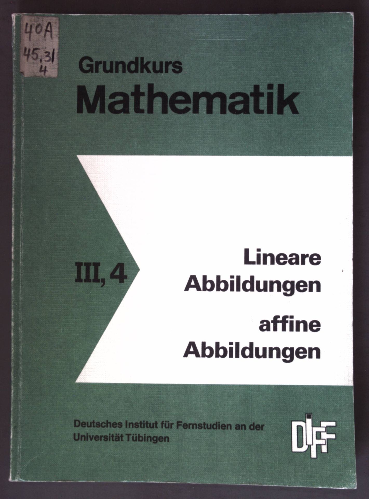 Lineare Abbildungen, affine Abbildungen