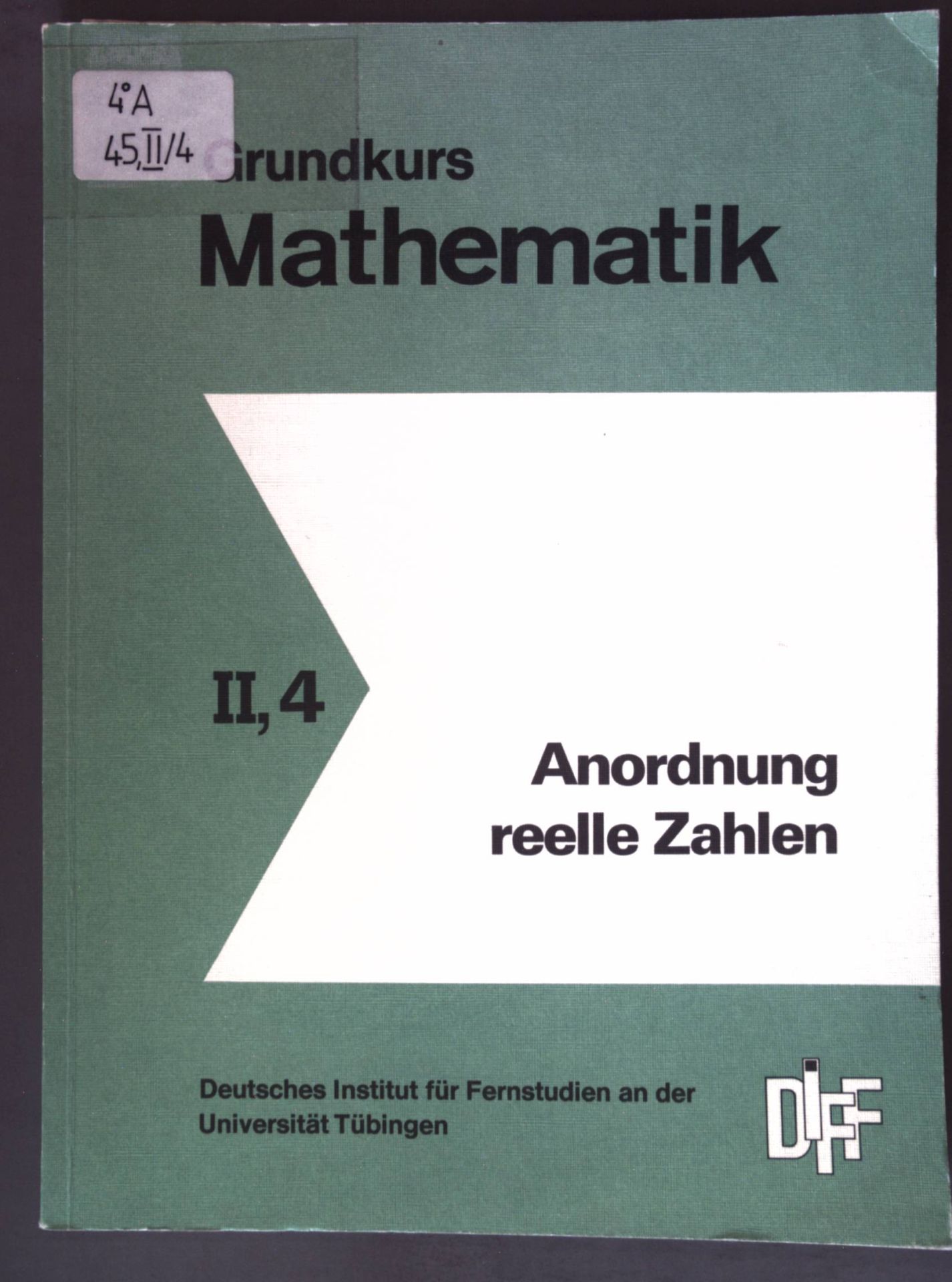 Anordnung, reelle Zahlen