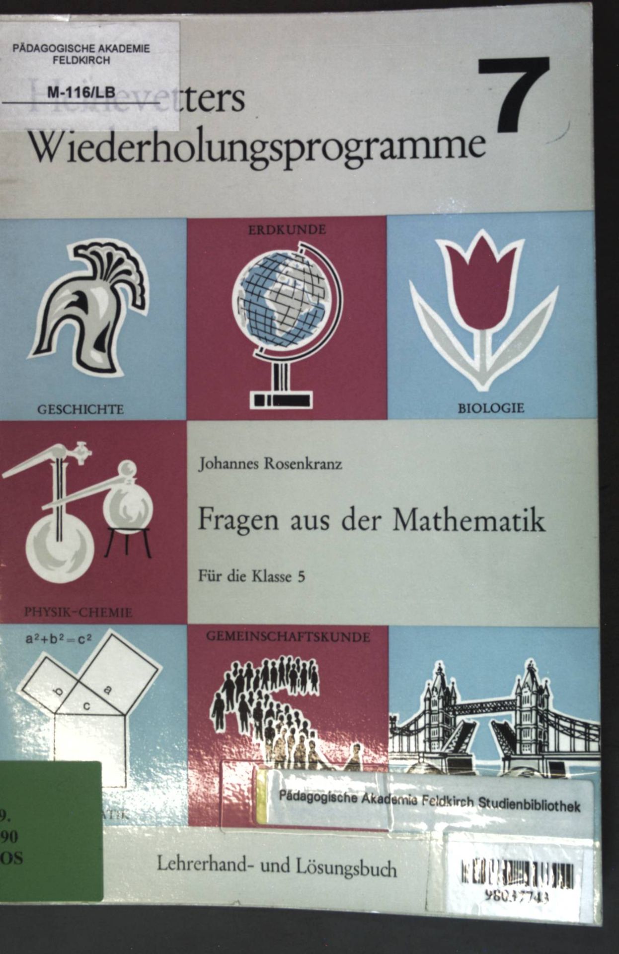Fragen aus der Mathematik für die Klasse 5 - Schülerarbeitsheft