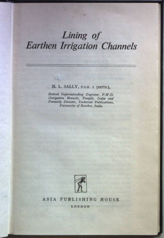 Lining of Earthen Irrigation Channels
