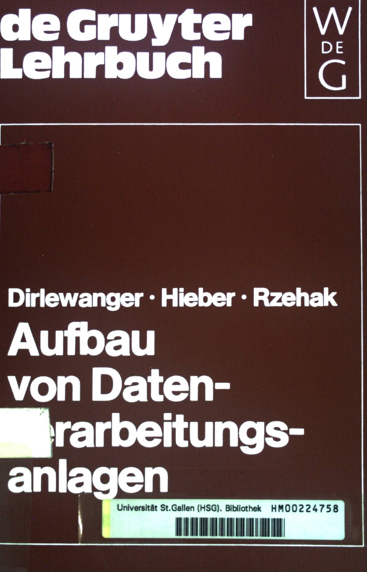 Aufbau von Datenverarbeitungsanlagen