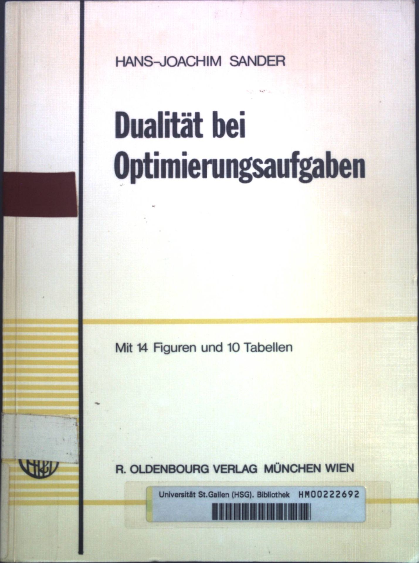 Dualität bei Optimierungsaufgaben