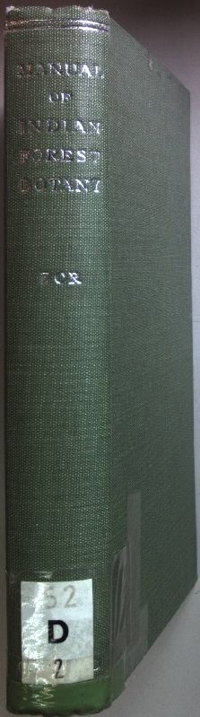 Manual of Indian Forest Botany