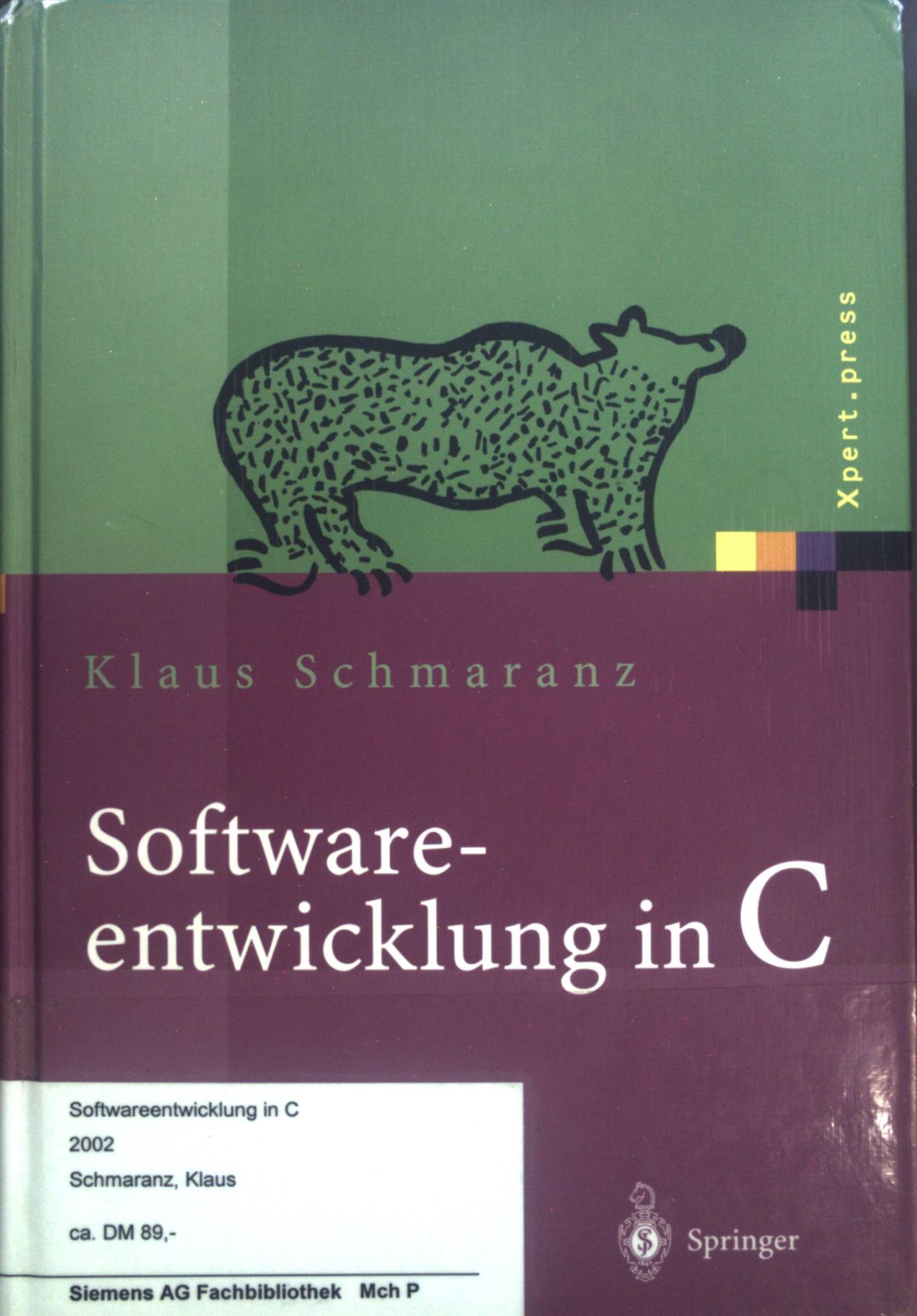 Softwareentwicklung in C