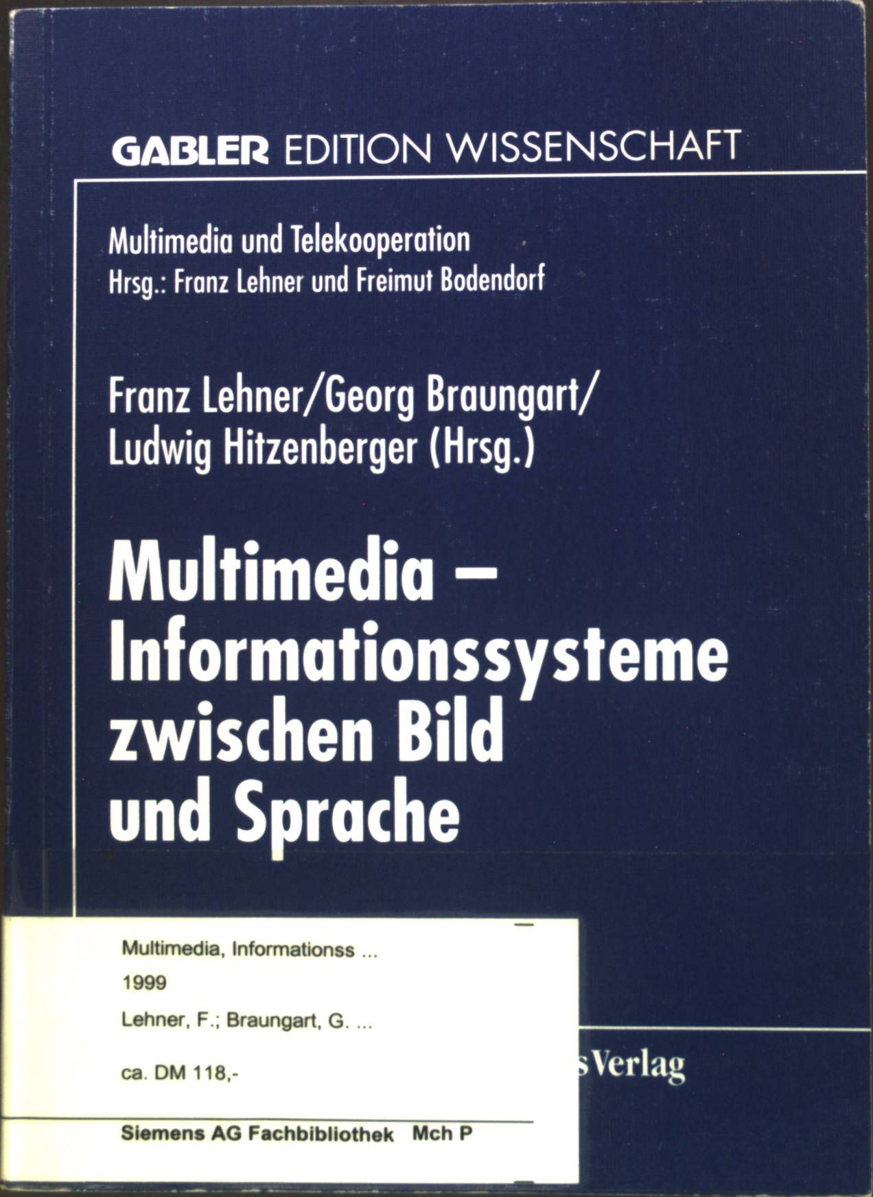 Multimedia - Informationssysteme zwischen Bild und Sprache