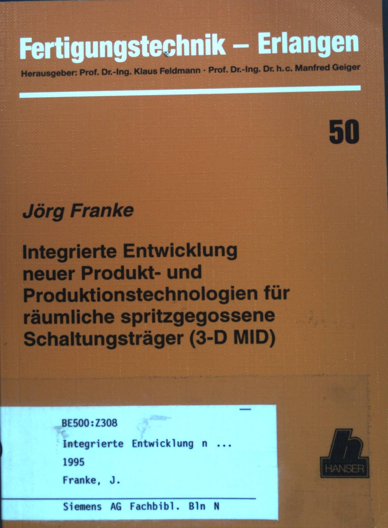 Integrierte Entwicklung neuer Produkt- und Produktionstechnologien für räumliche spritzgegossene Schaltungsträger (3-D MID)