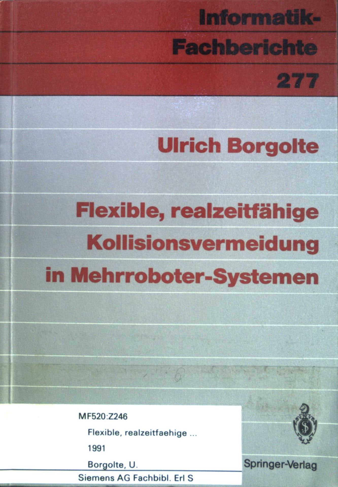 Flexible, realzeitfähige Kollisionsvermeidung in Mehrroboter-Systemen
