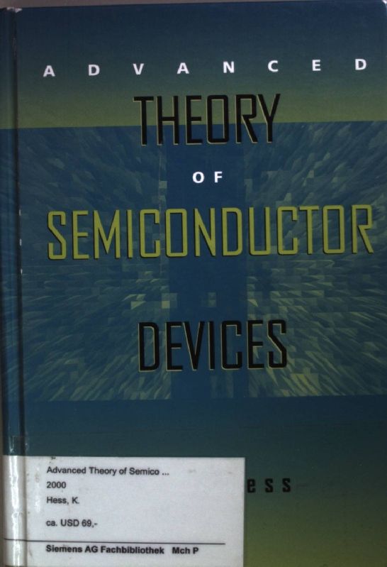 Advanced Theory Semiconductor Devices
