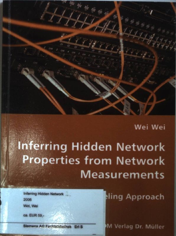 Inferring Hidden Network Properties from Network Measurements: A Modeling Approach