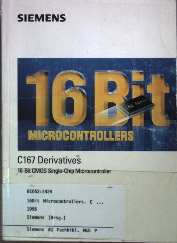 C 167 Derivatives: 16 Bit CMOS Single-Chip Microcontroller