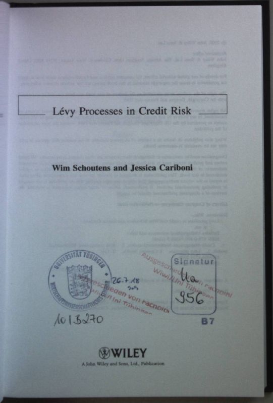 Levy Processes in Credit Risk