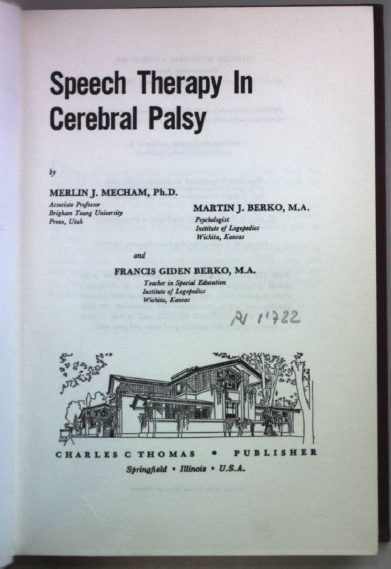 Speech Therapy in Cerebral Palsy