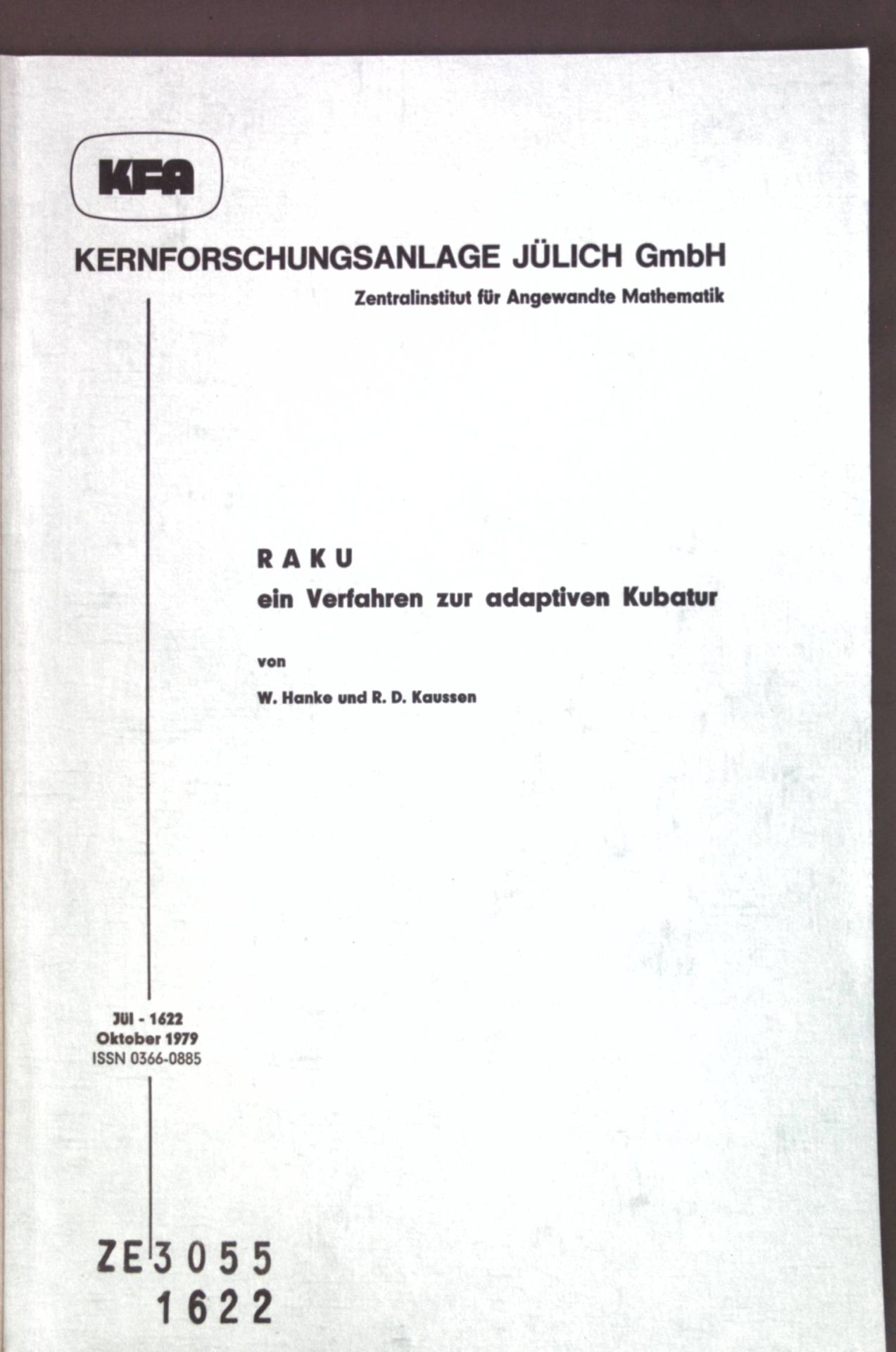 RAKU ein Verfahren zur adaptiven Kubatur