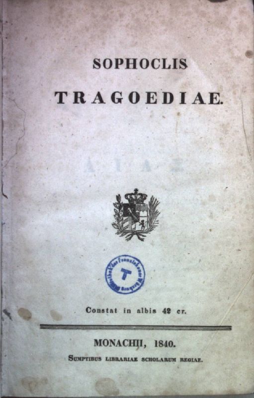 Sophoclis Tragoediae