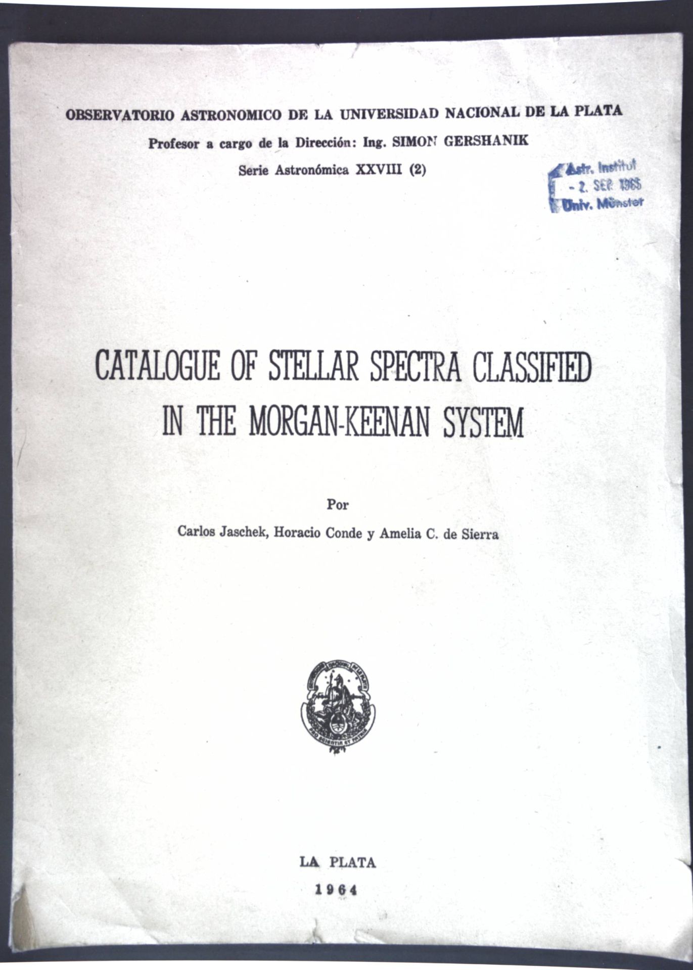 Catalogue of Stellar Spectra classified in the Morgan-Keenan System