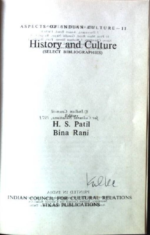 History and Culture