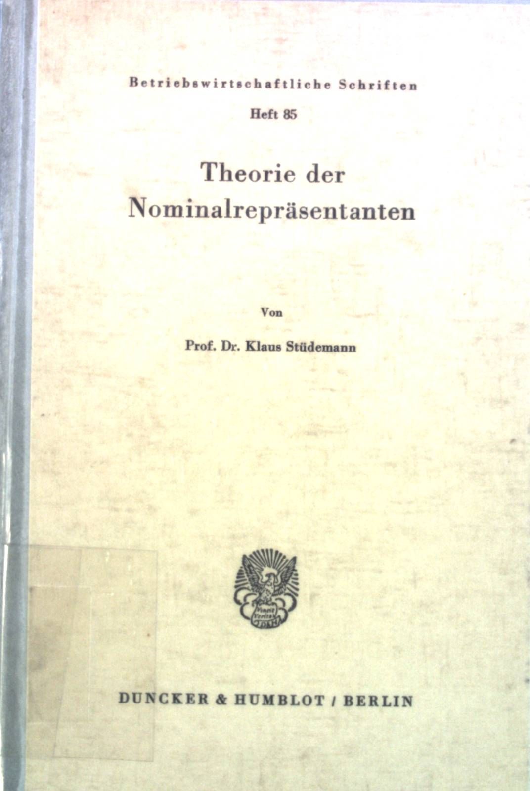 Theorie der Nominalrepräsentanten