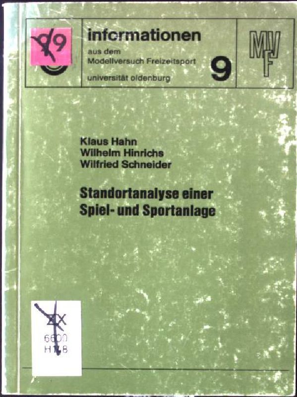 Standortanalyse einer Spiel- und Sportanalge