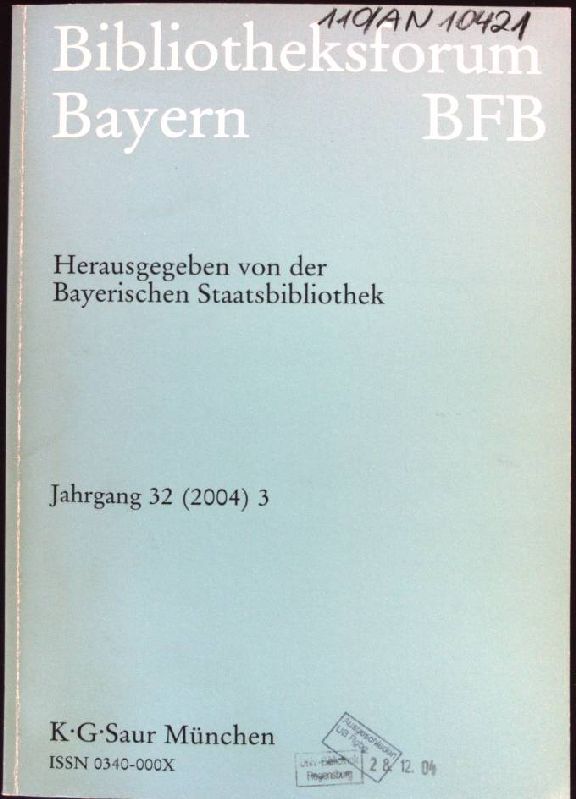 Die neue Teilbibliothek Theologie - Philosophie an der Universitätsbibliothek München