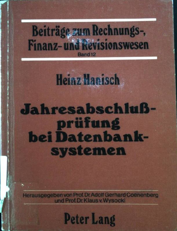 Jahresabschlussprüfung bei Datenbanksystemen