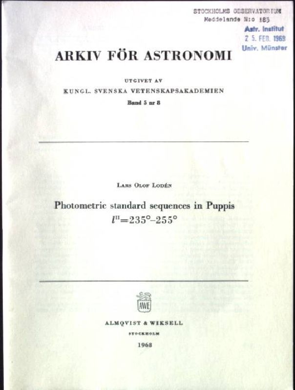 Photometric standard sequences in Puppis, l = 235°-255°