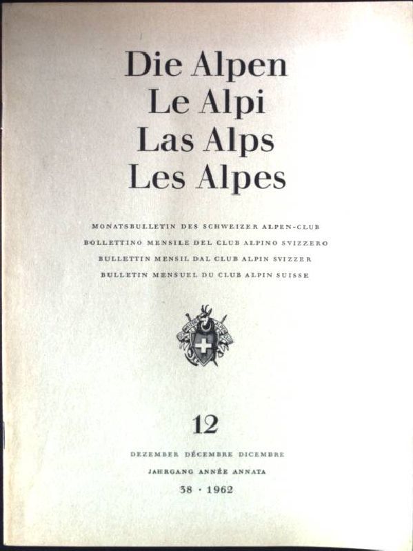 Schweizerisches Alpines Museum in Bern. 29.Jahresbericht pro 1961