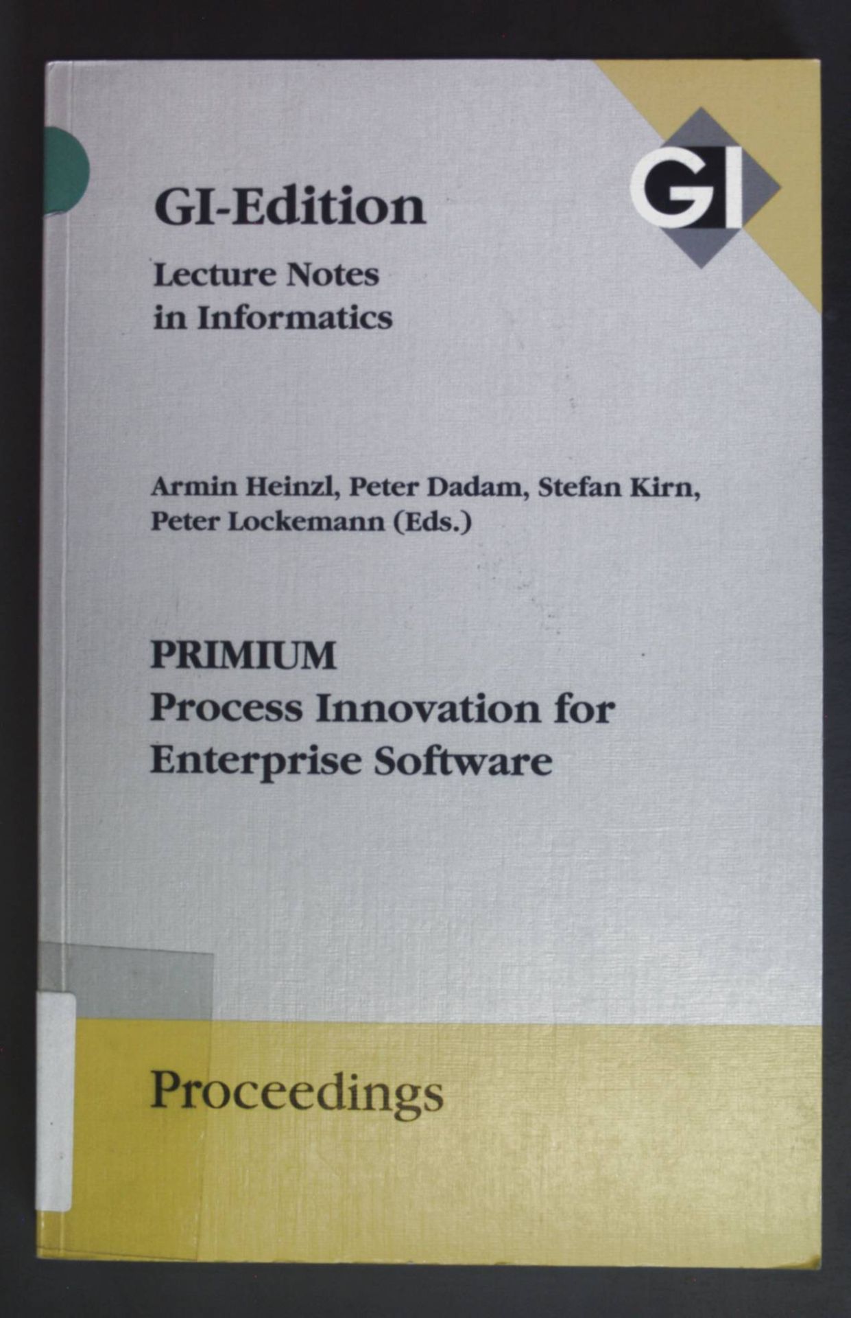 PRIMIUM - process innovation for enterprise software : 15.04.2009 in Mannheim, Germany