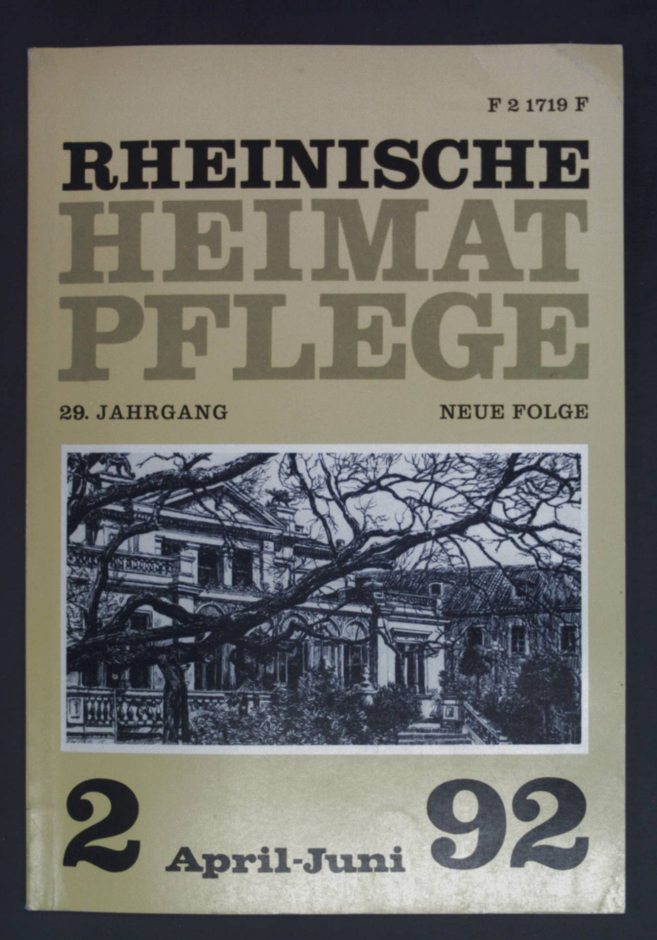 Die Kommissarischen Landeskonservatoren im Rheinland 1951 bis 1956: Walter Bader und Albert Verbeek - in: Heft 2/92 Rheinische Heimatpflege