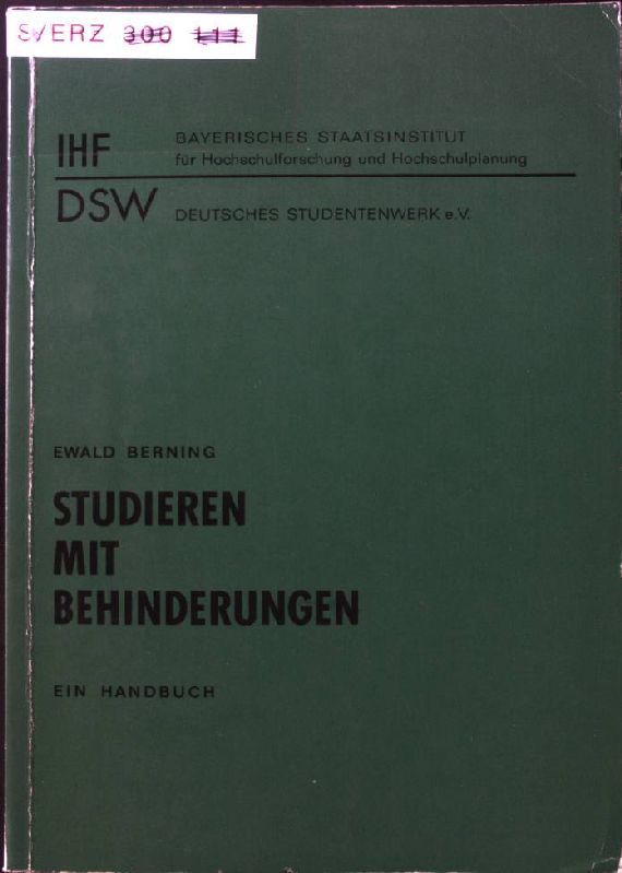 Studieren mit Behinderungen