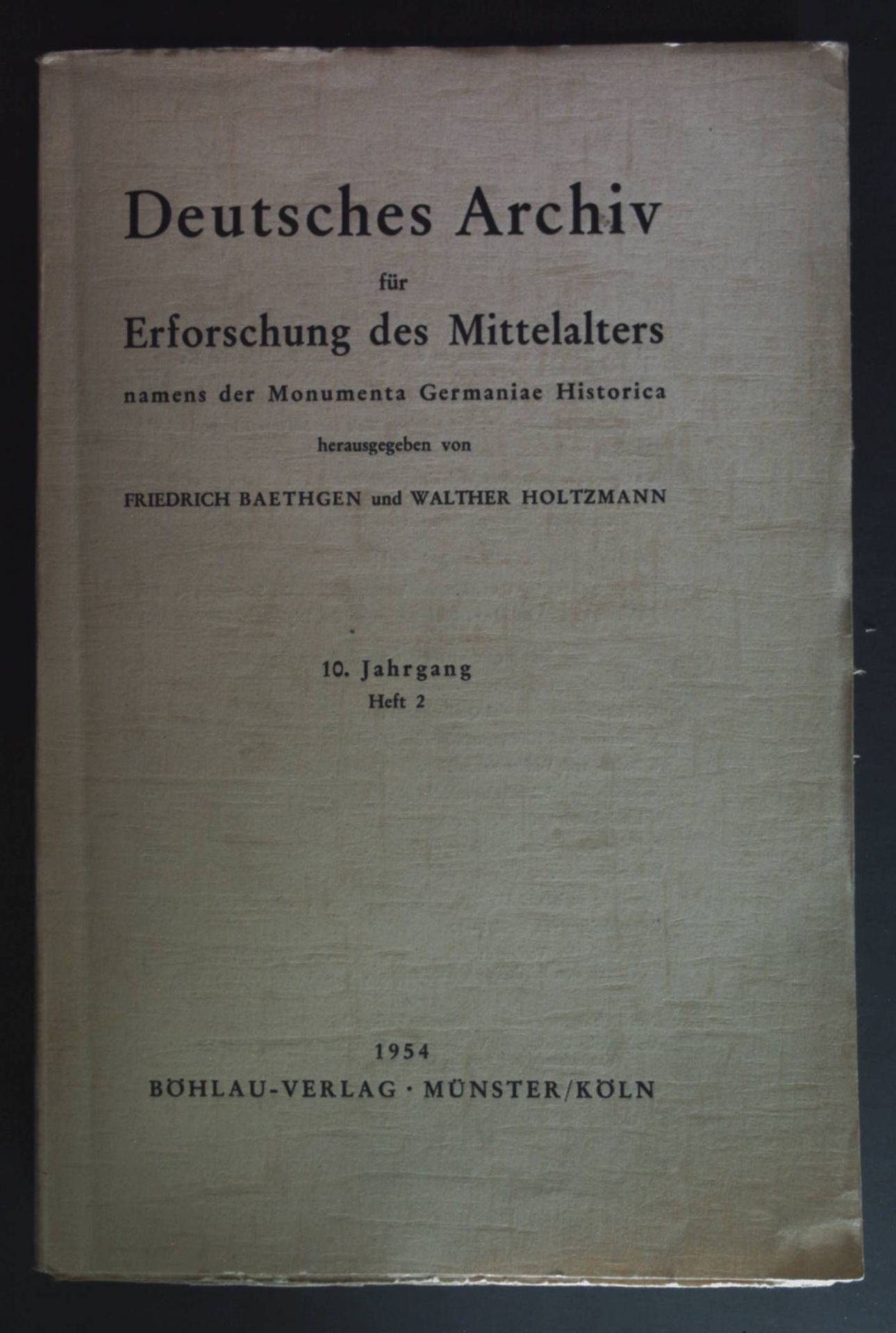 Klaus Verhein: Studien zu den Quellen zum Reichsgut der Karolingerzeit - in: Deutsches Archiv für Erforschung des Mittelalters: 10. Jahrgang, Heft 2