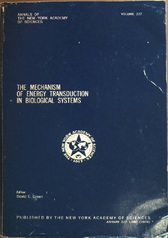 The mechanism of energy transduction in biological systems