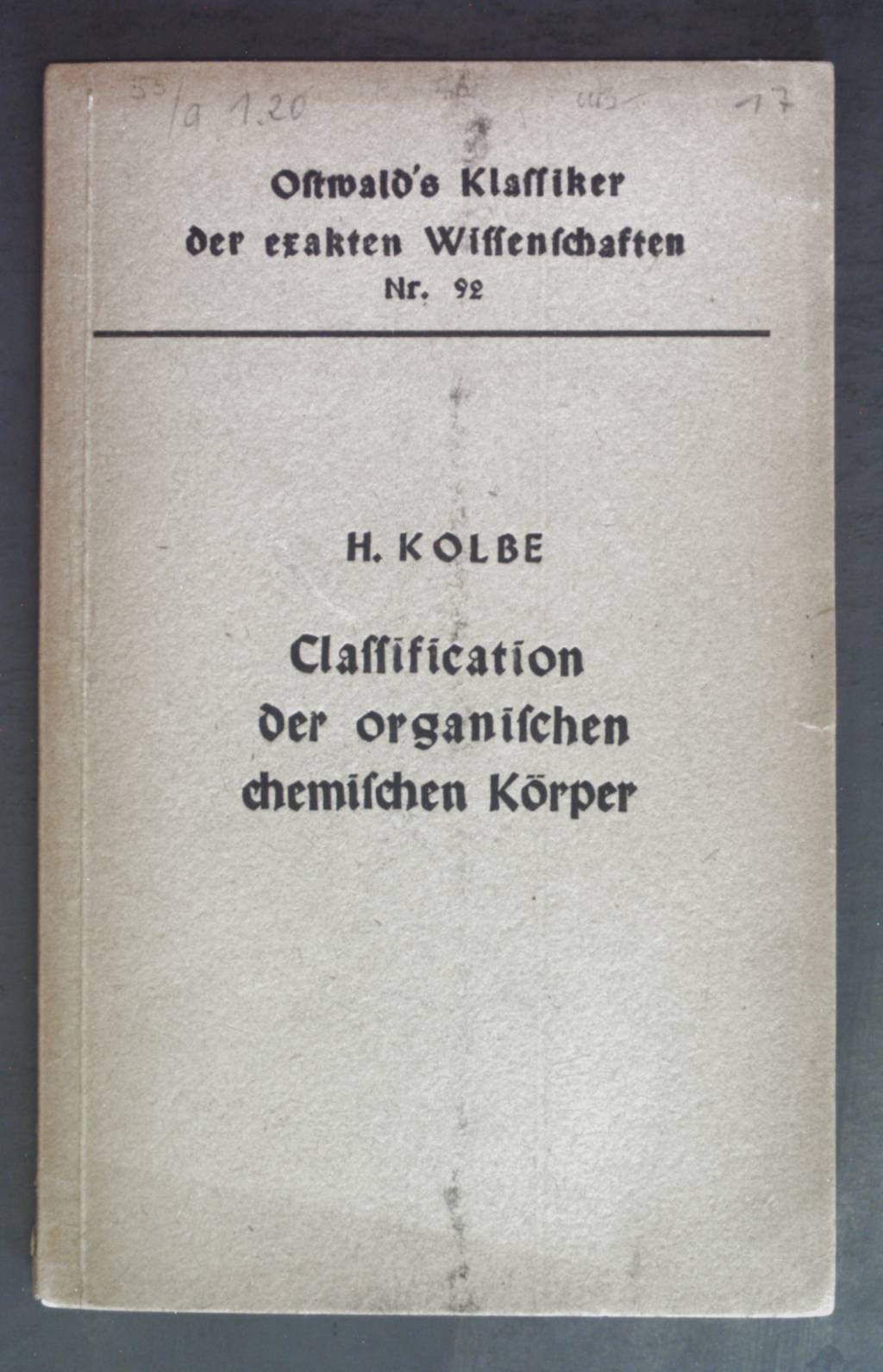 Classification der organischen chemischen Körper