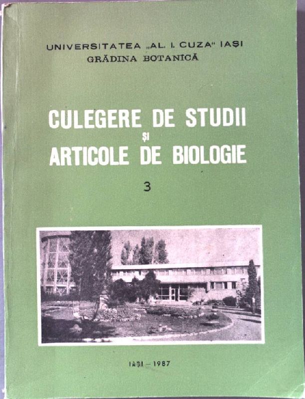 Culegere de studii si articole de biologie