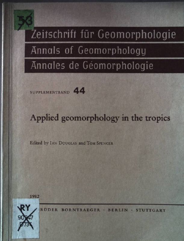 Applied geomorphology in the tropics
