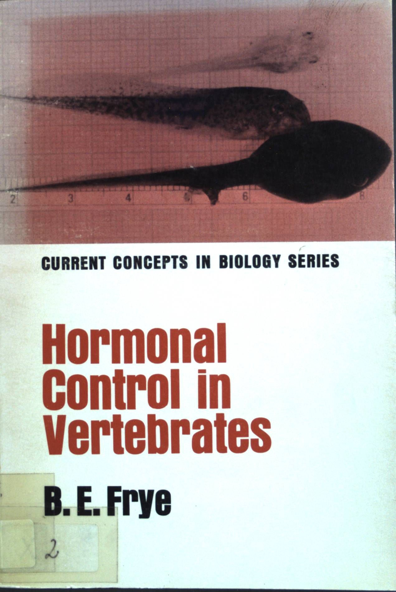 Hormonal control in vertebrates