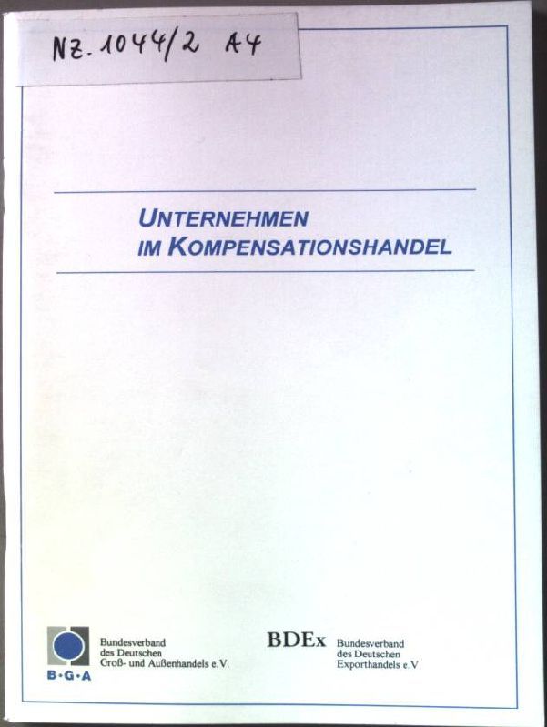Unternehmen im Kompensationshandel