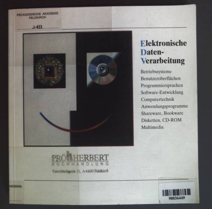 Elektrische Datenverarbeitung: Betriebssysteme, Benutzeroberflächen, Programmiersprachen, Software-Entwicklung, Computertechnik, Anwendungsprogramme, Shareware, Bookware, Disketten, CD-ROM, Multimedia: 9500 Titel