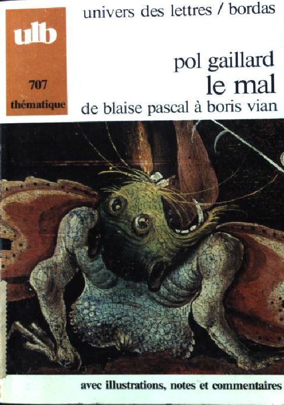 Le Mal de Blaise Pascal à Boris Vian