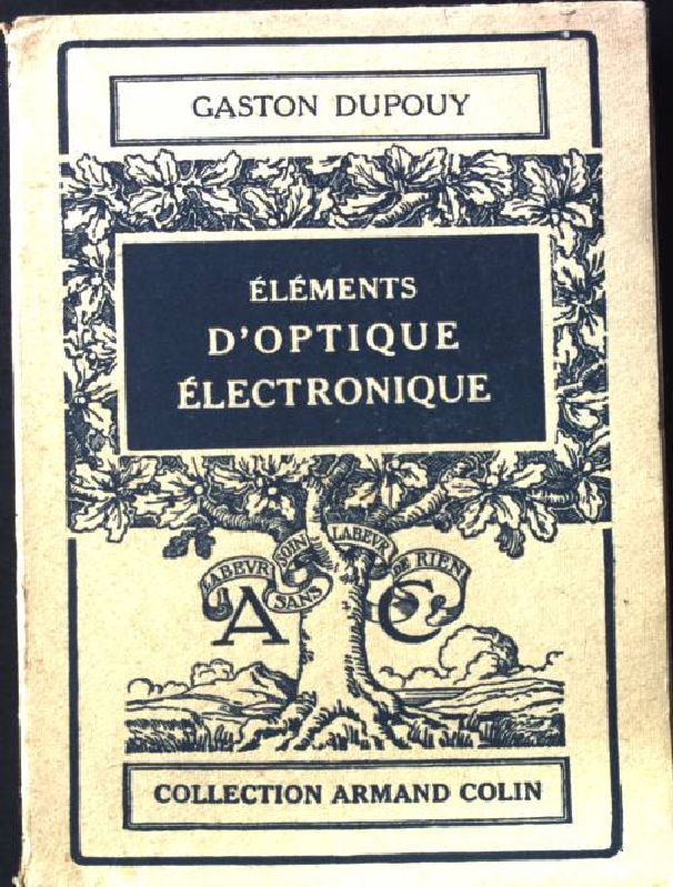 Elements D' Optique Electronique - 267