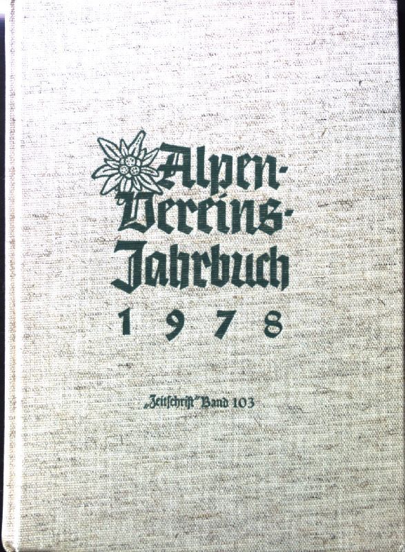 Alpenvereins-Jahrbuch 1978