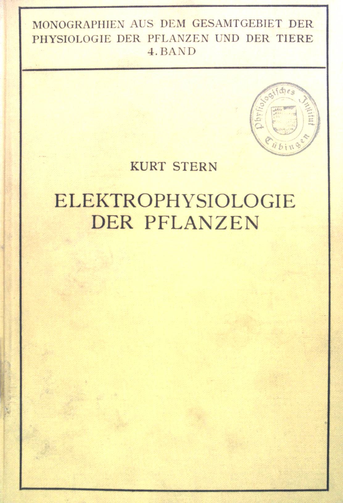 Elektrophysiologie der Pflanzen