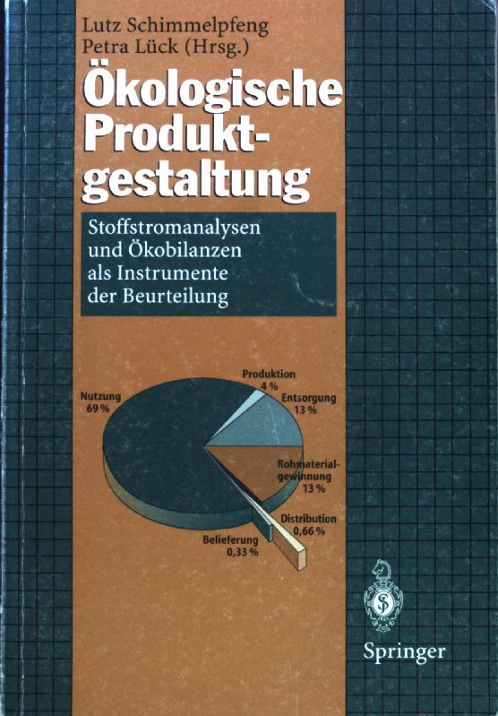 Ökologische Produktgestaltung : Stoffstromanalysen und Ökobilanz als Instrumente der Beurteilung
