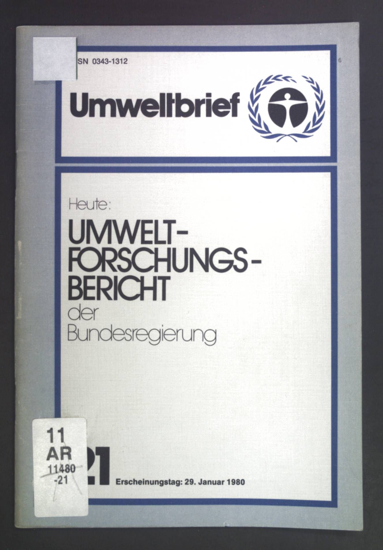 Umweltforschungsbericht der Bundesregierung