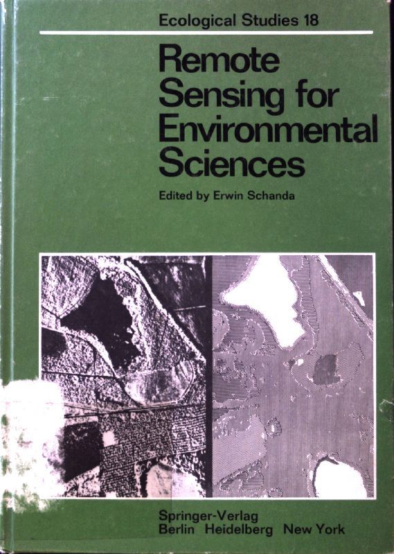 Remote sensing for environmental sciences