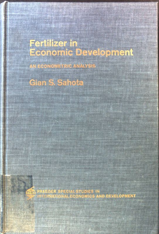 Fertilizer in Economic Development. An Economic Analysis